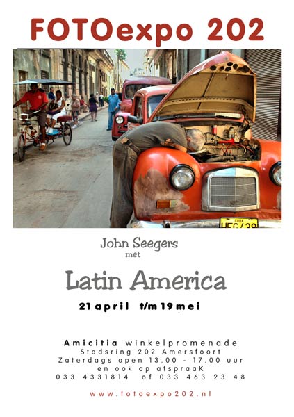 uinodigingposter Latin America :: John Seegers