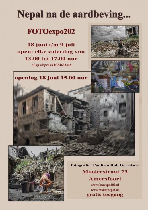 Poster Expo202 Nepal na de aardbeving web